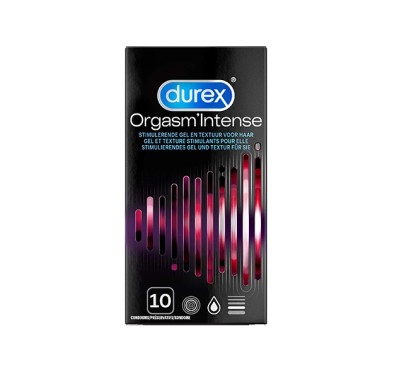 Prezerwatywy stymulujące - Durex Orgasm Intense 10 szt